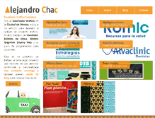 Tablet Screenshot of alejandrochac.com